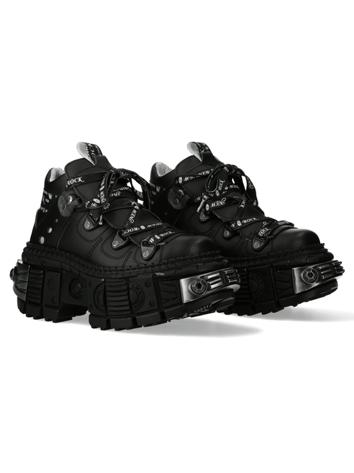 NEUE ROCK Damen Gothic Plateau Stiefeletten mit Punk Rock Design