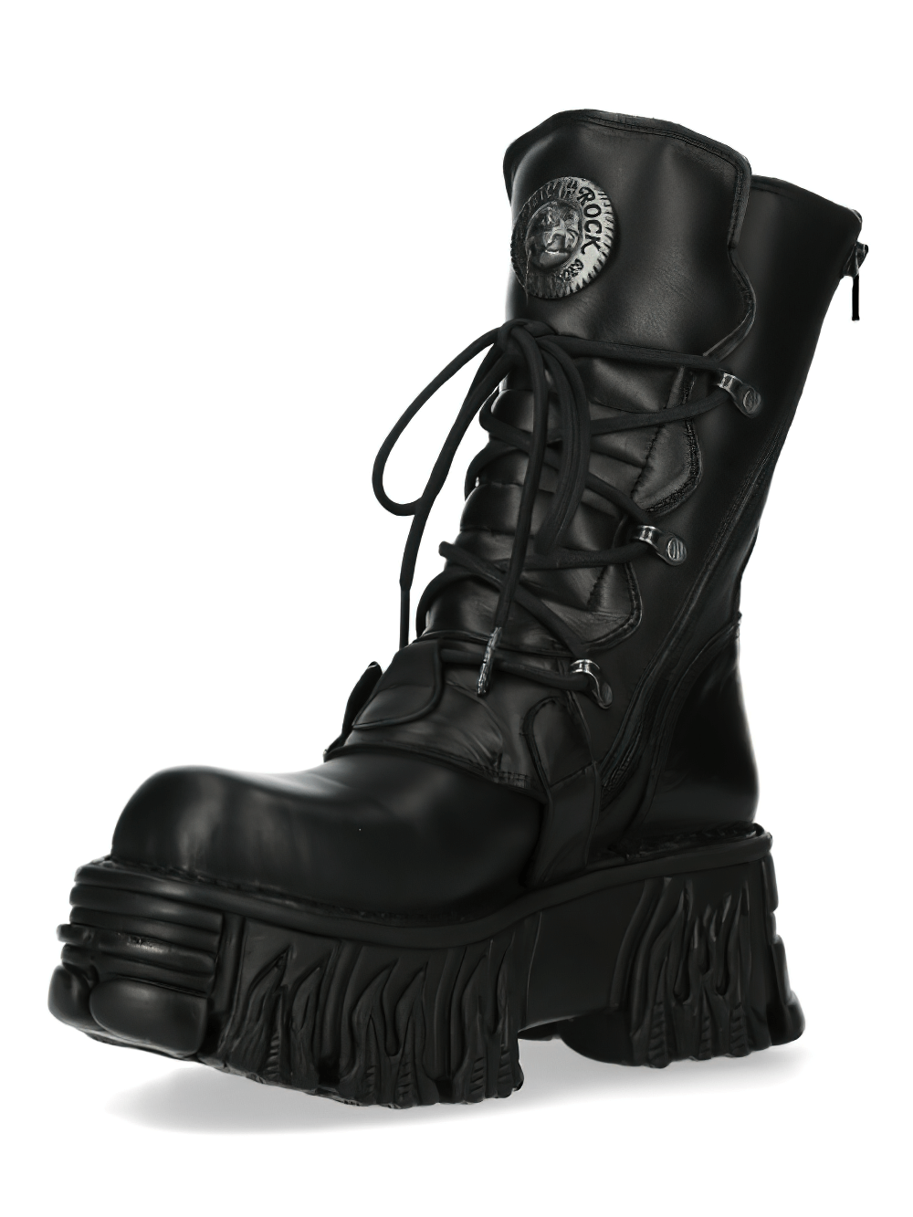 NEW ROCK Gothic Platform Boots with Multiple Buckles