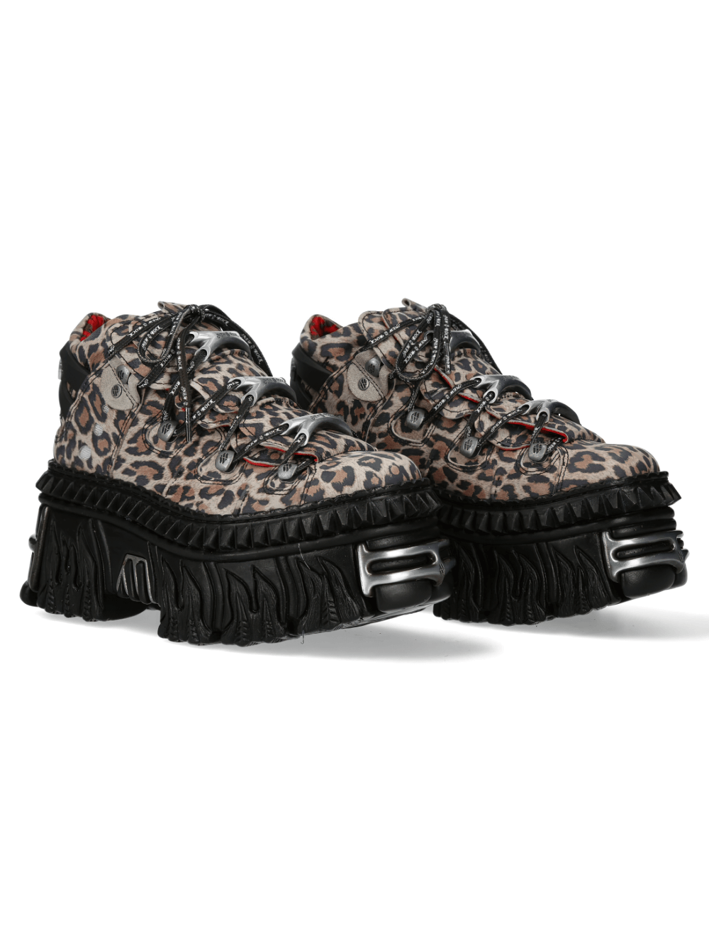 Rock Leopard Gothic Platform Boots for Women - Edgy, Stylish Footwear