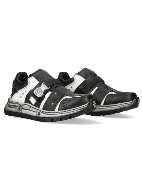 Chaussures Punk pour Homme NEW ROCK avec Détail de Sangle à Boucle