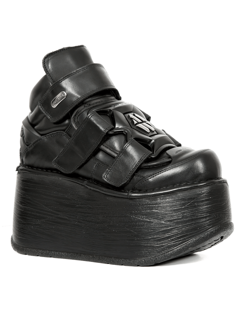 Bottes à plateforme gothiques NEW ROCK avec fermeture Velcro