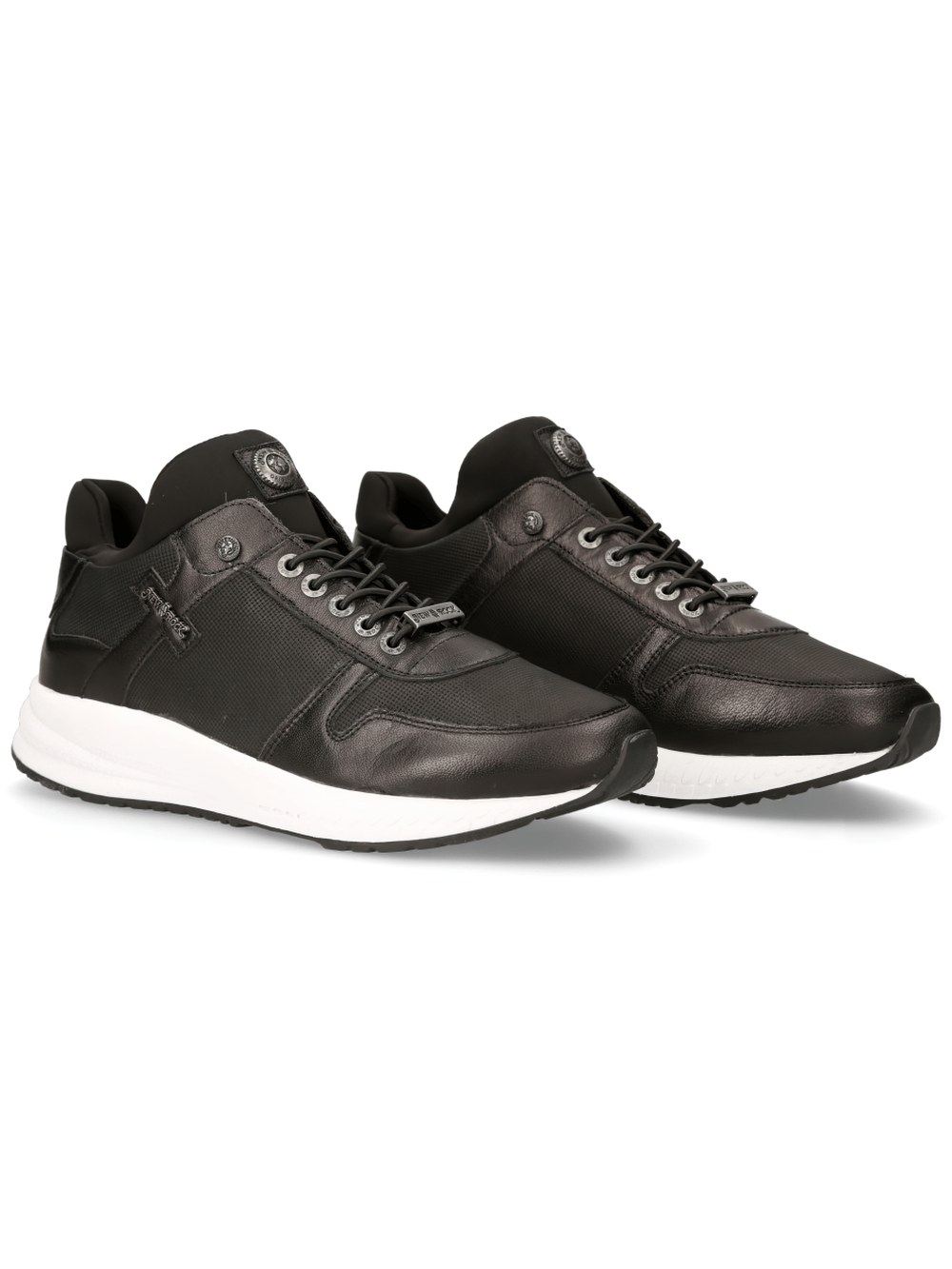 NEW ROCK Sleek Urban Unisex Black Sports Sneakers