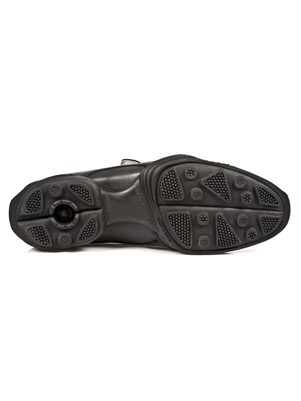 NEW ROCK Steel Black Urban Sneakers mit natürlichem Grip