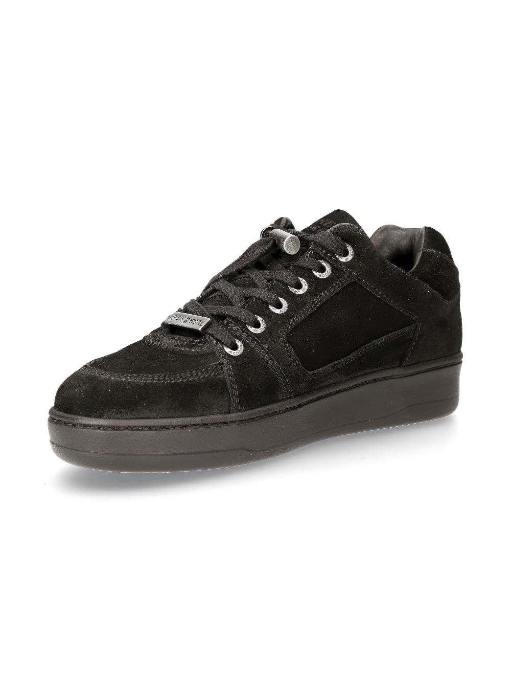 NEW ROCK Unisex Black Punk-Inspired Sneakers Shoes