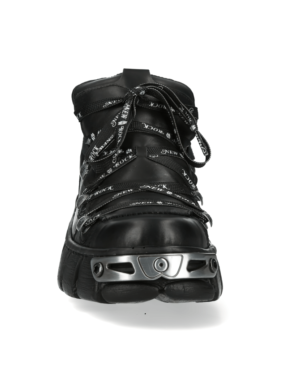 NEW ROCK Urban Heavy Rock Boots with Metallic Accents