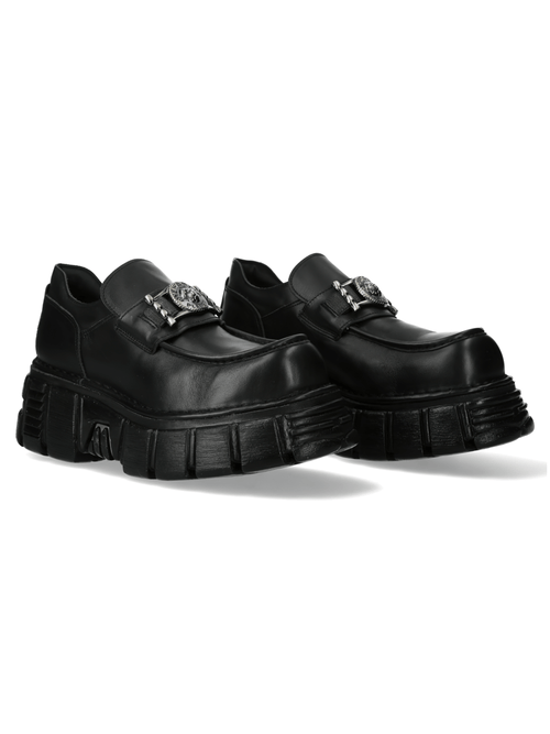 Chaussures à plateforme en cuir Urban Rock pour femmes de NEW ROCK avec boucle