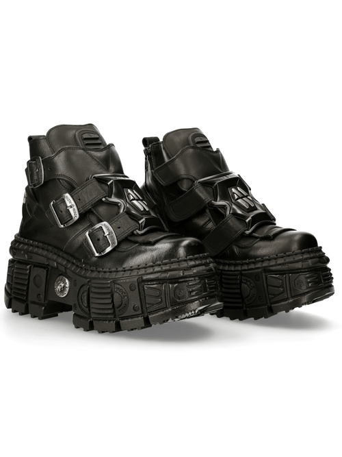 Bottines pour femmes NEW ROCK avec garniture de sangle industrielle