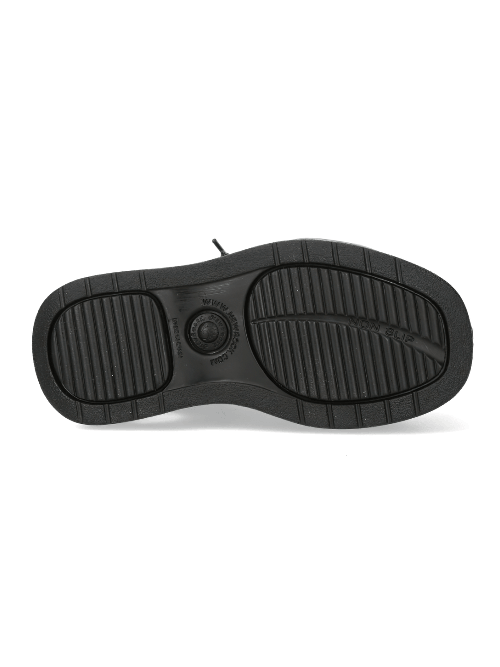 NEW ROCK Women's Flame Boots with Hollow Platform Soles stylish tread base and non-slip sole for enhanced grip.