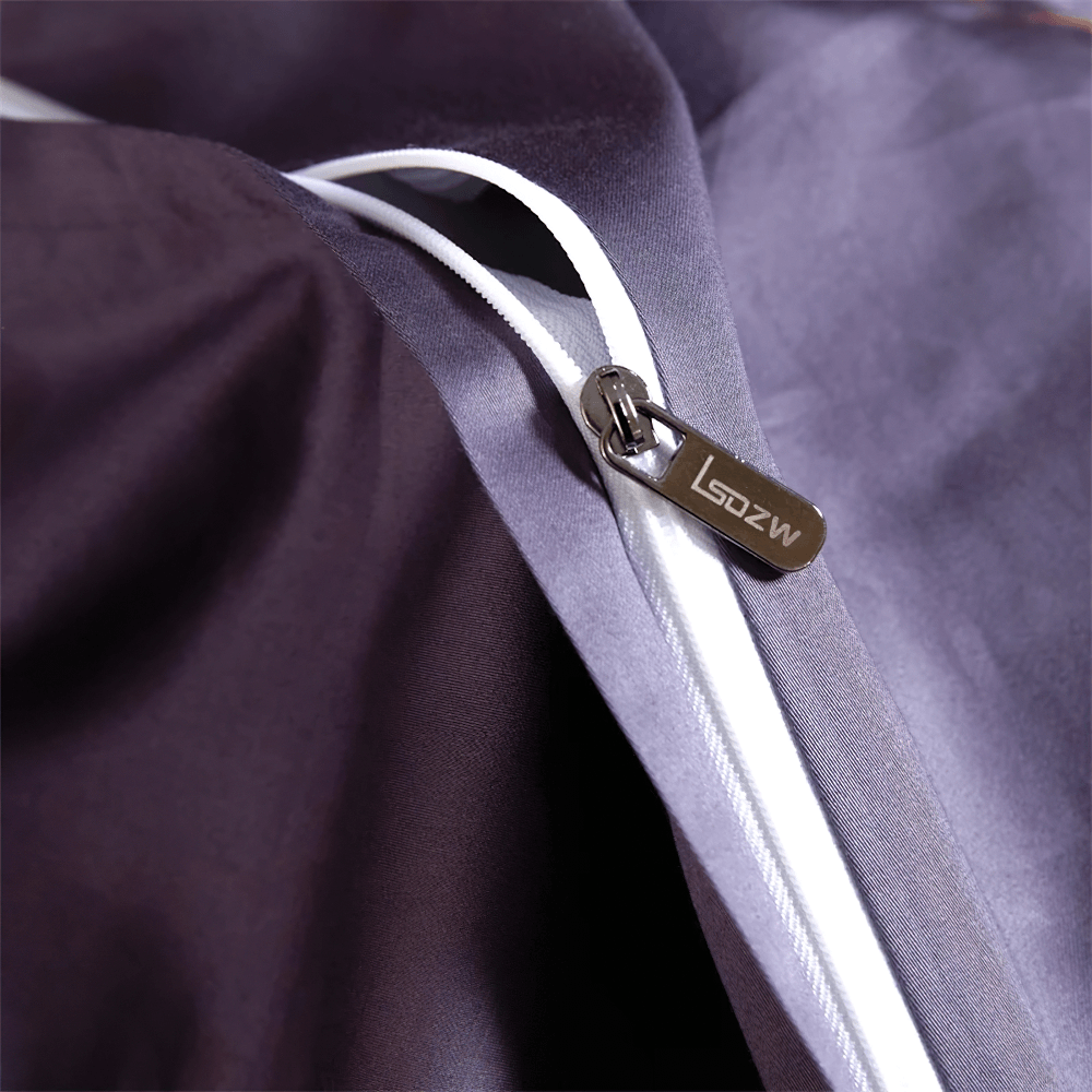 Opulent Egyptian Cotton Satin Jacquard Bedding Set