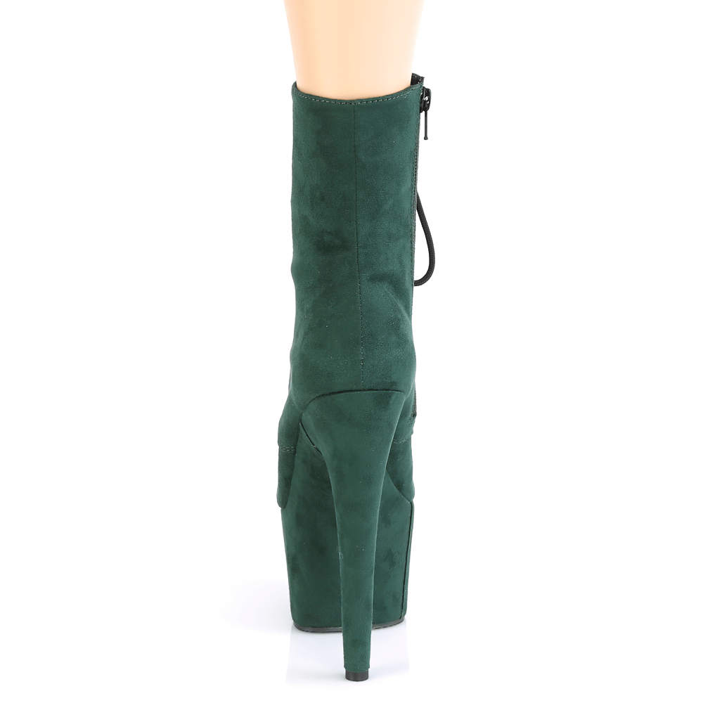 PLEASER Emerald Lace-Up Ankle Boots with Wrapped Platform