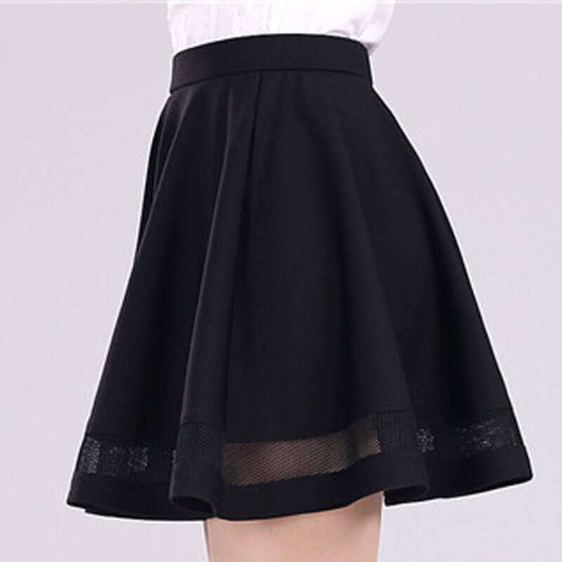 Pleated skirt for Rock Chick / Goth women skirts / Aesthetic Outfits - HARD'N'HEAVY