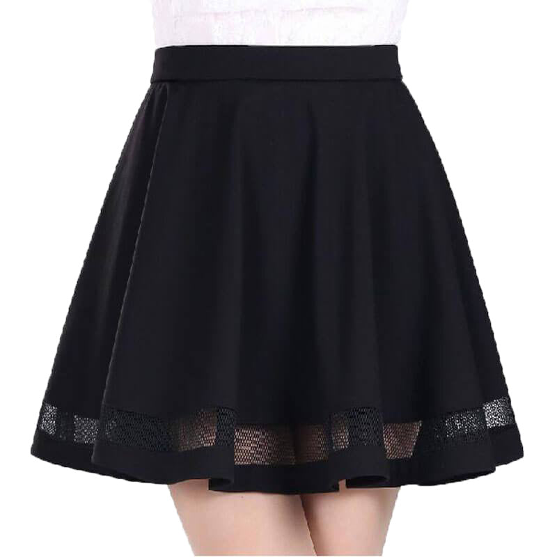 Pleated skirt for Rock Chick / Goth women skirts / Aesthetic Outfits - HARD'N'HEAVY
