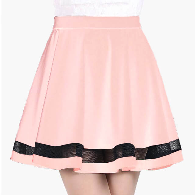Pleated skirt for Rock Chick / Goth women skirts / Aesthetic Outfits - HARD'N'HEAVY