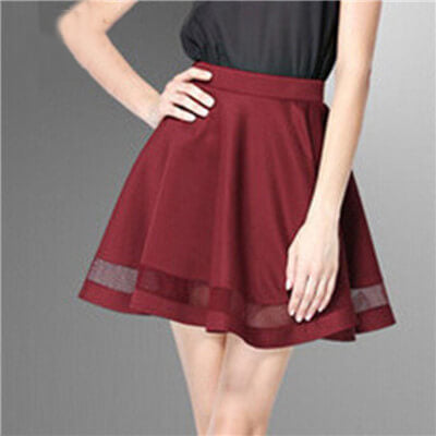 Pleated skirt for Rock Chick / Goth women skirts / Aesthetic Outfits - HARD'N'HEAVY