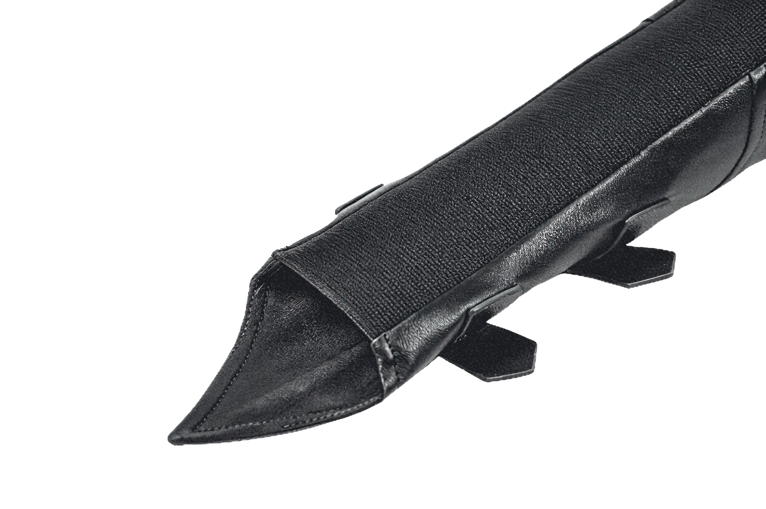 Punk-Schwarze Armschienen mit gotischen Schnallen