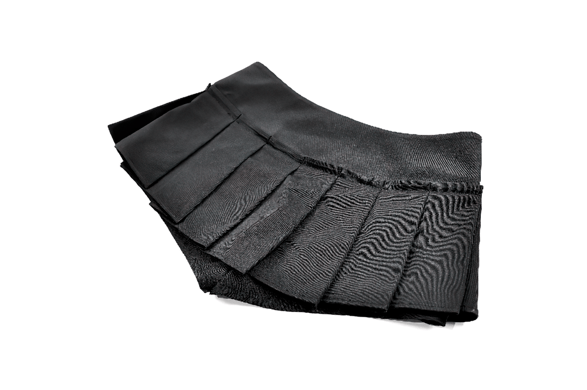 Punk High Waist Skort with Eyelets and Skull Zipper, black gothic pleated mini shorts with bold punk attitude