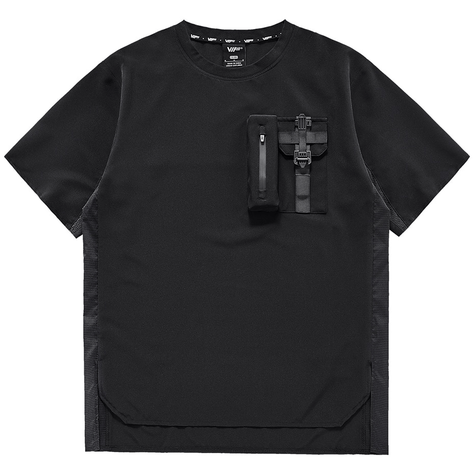 Punk Loose Solid T-Shirt for Men / Streetwear Oversized Clothes - HARD'N'HEAVY