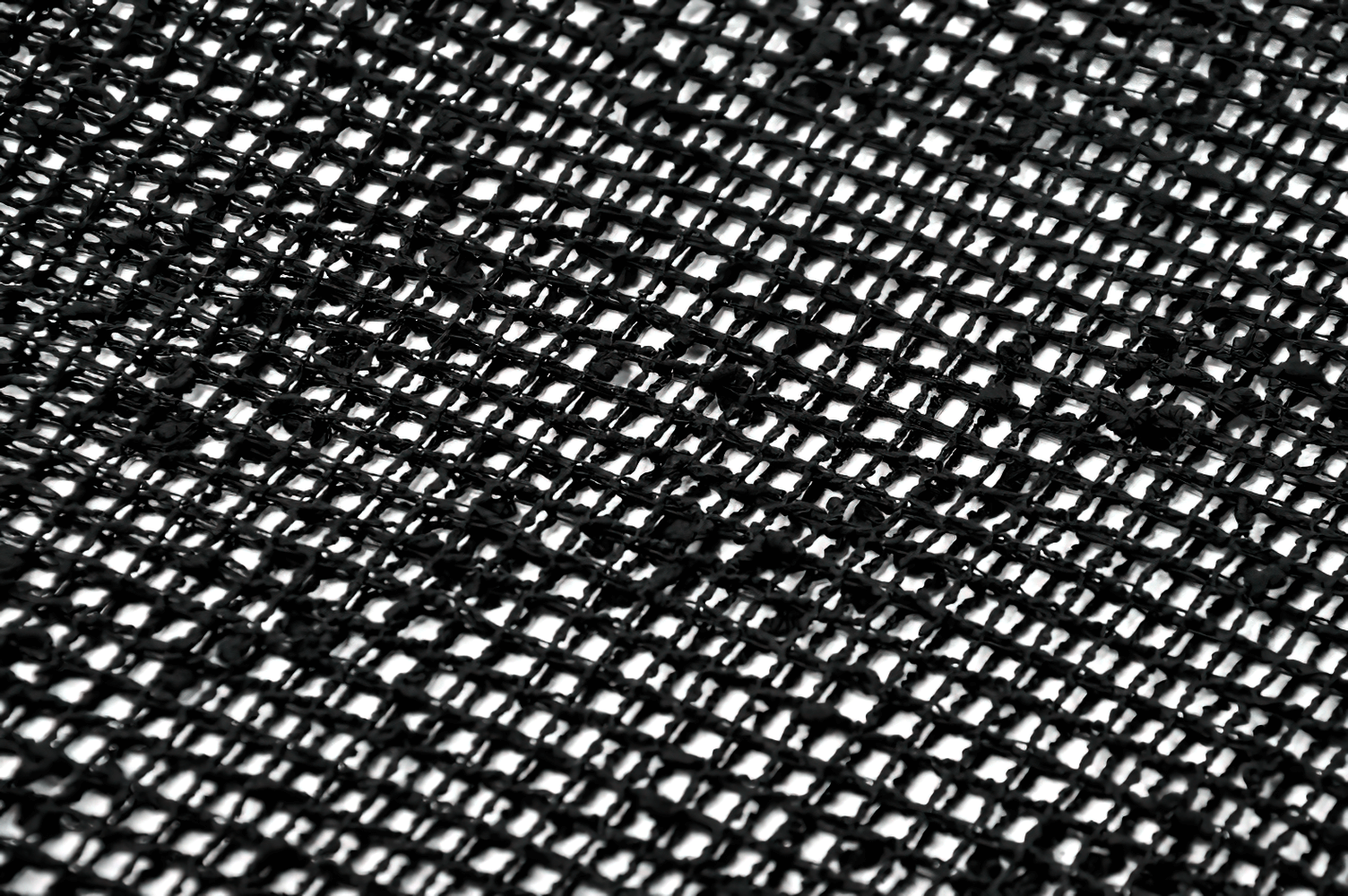 Close-up of the fabric used in the Punk Mesh Hood Top with Arm Warmers and Eyelet Straps.