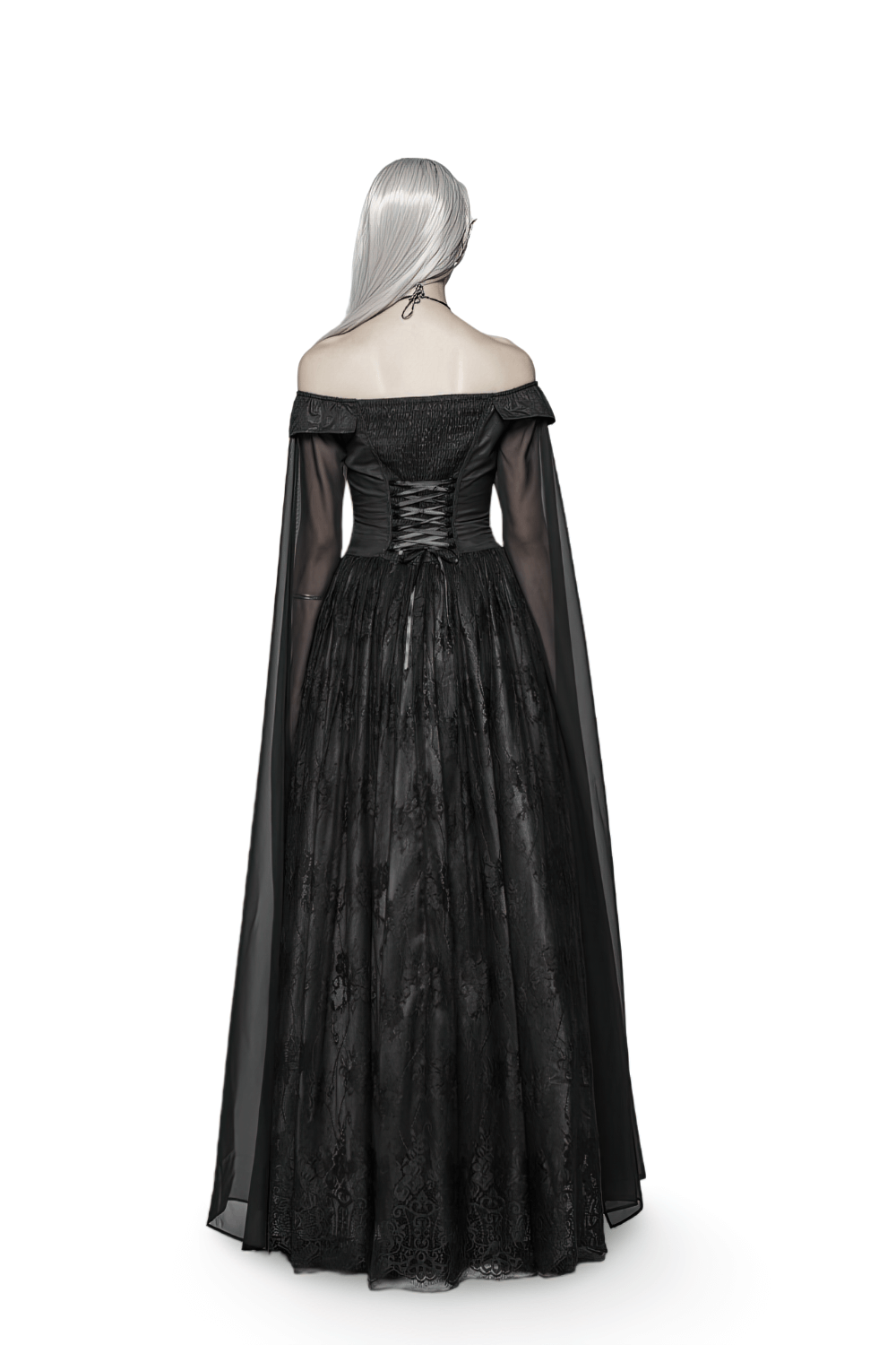 Punk Rave Celestia Gothic Victorian Lace Long Dress