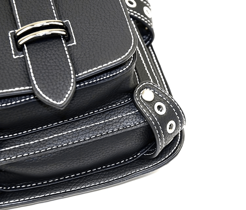 Punk Rock Chain Waist Bag With Leg Strap / Motorcycle Shoulder Crossbody Bag - HARD'N'HEAVY