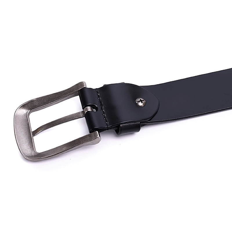 Punk Rock Skull Studed Buckle Belt / Original Design Metal Rivets Belt - HARD'N'HEAVY