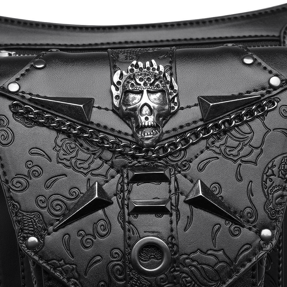 Punk Style Ladies Crossbody Bag / Outside Motorcycle Waistbag for Men - HARD'N'HEAVY