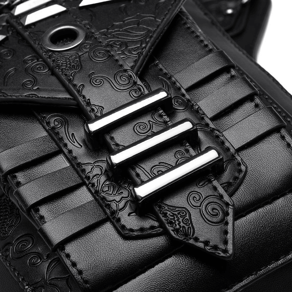 Punk Style Ladies Crossbody Bag / Outside Motorcycle Waistbag for Men - HARD'N'HEAVY