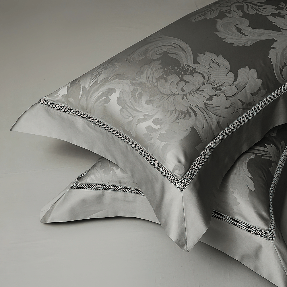 Ensemble de literie en jacquard de coton égyptien raffiné