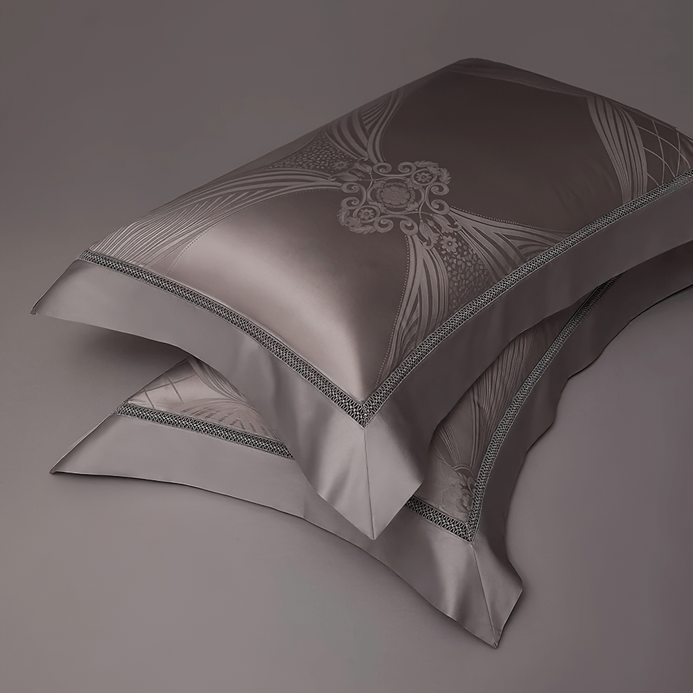 Ensemble de literie en jacquard de coton égyptien raffiné