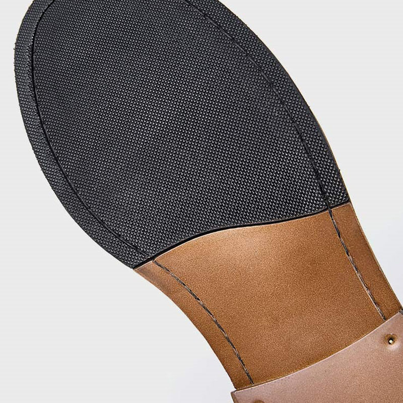 Retro Men's Big Round Toe Lace Up Ankle Boots / Casual Male Genuine Leather Shoes - HARD'N'HEAVY