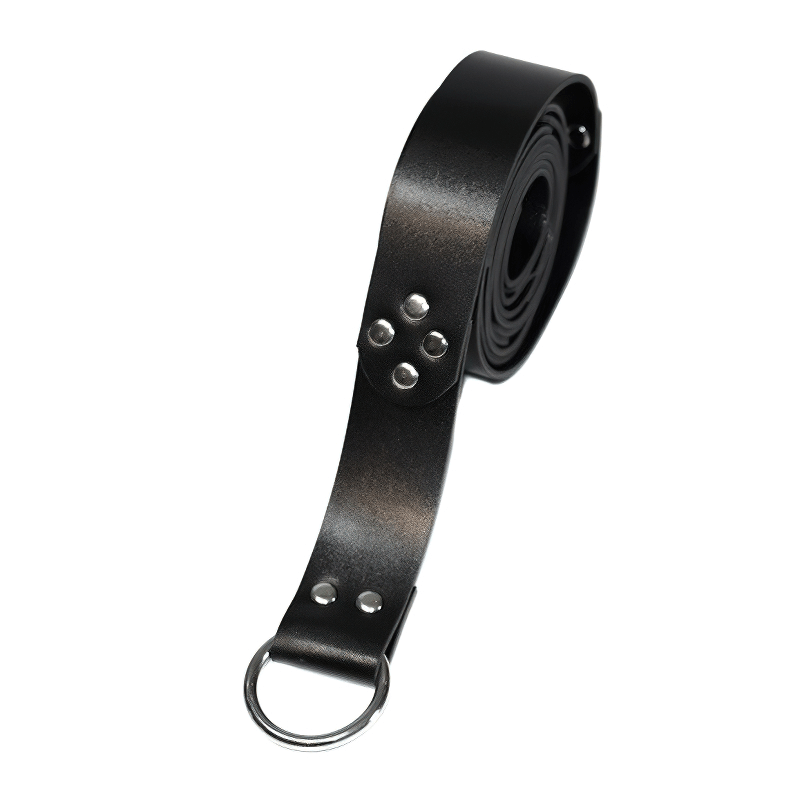 Retro Stitching Ring Long Belt for Men / Steampunk Costume Accessories - HARD'N'HEAVY