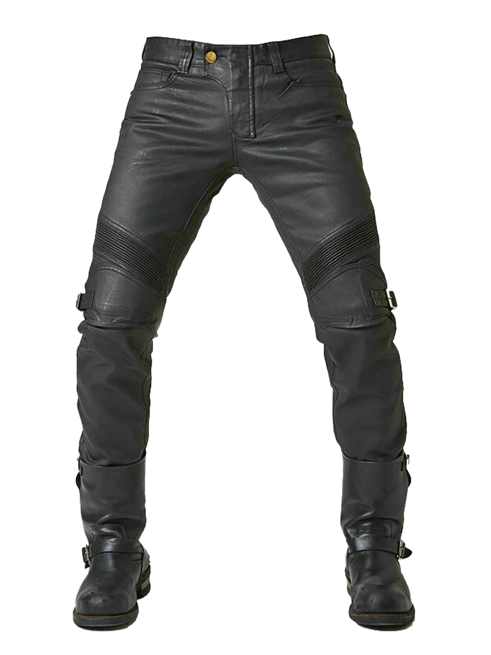 Rock Style Bikers Waterproof Protection Pants / Cool Black Vintage Motorcycle Pants - HARD'N'HEAVY