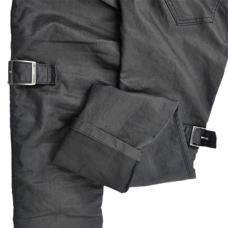 Rock Style Bikers Waterproof Protection Pants / Cool Black Vintage Motorcycle Pants - HARD'N'HEAVY