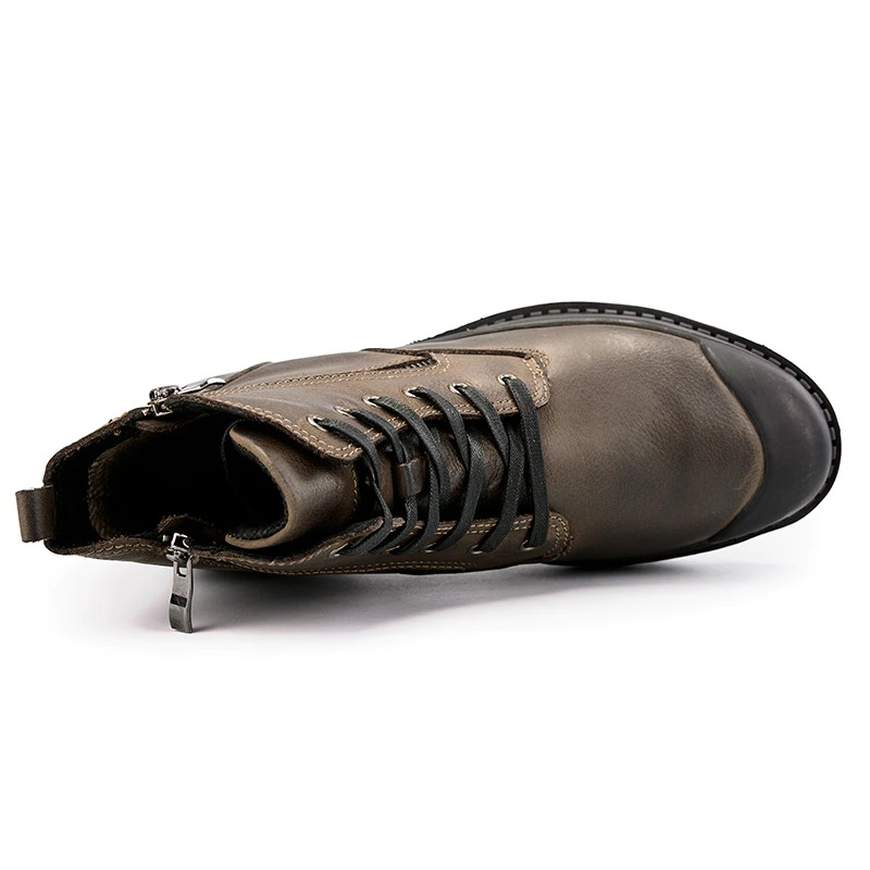 Rock Style Boots For Men / Fashion Ankle Boots / Mens Footwear Of Genuine Leather - HARD'N'HEAVY