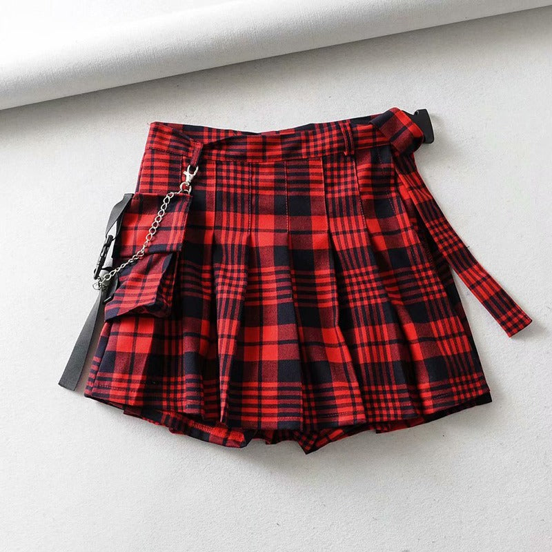 Rock Style Women's Skirt / Street Style Design Mini Skirt - HARD'N'HEAVY