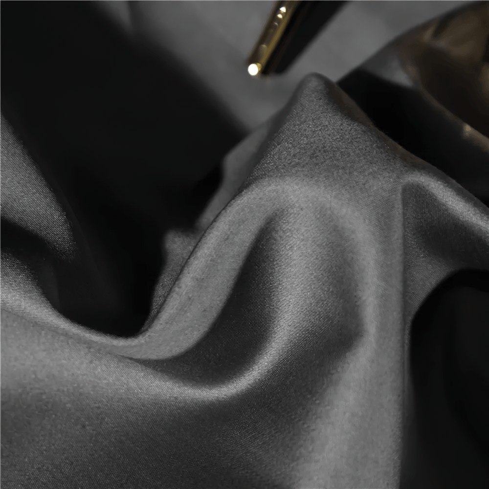 Satin Egyptian Cotton Bedding Set With Gold Embroidery