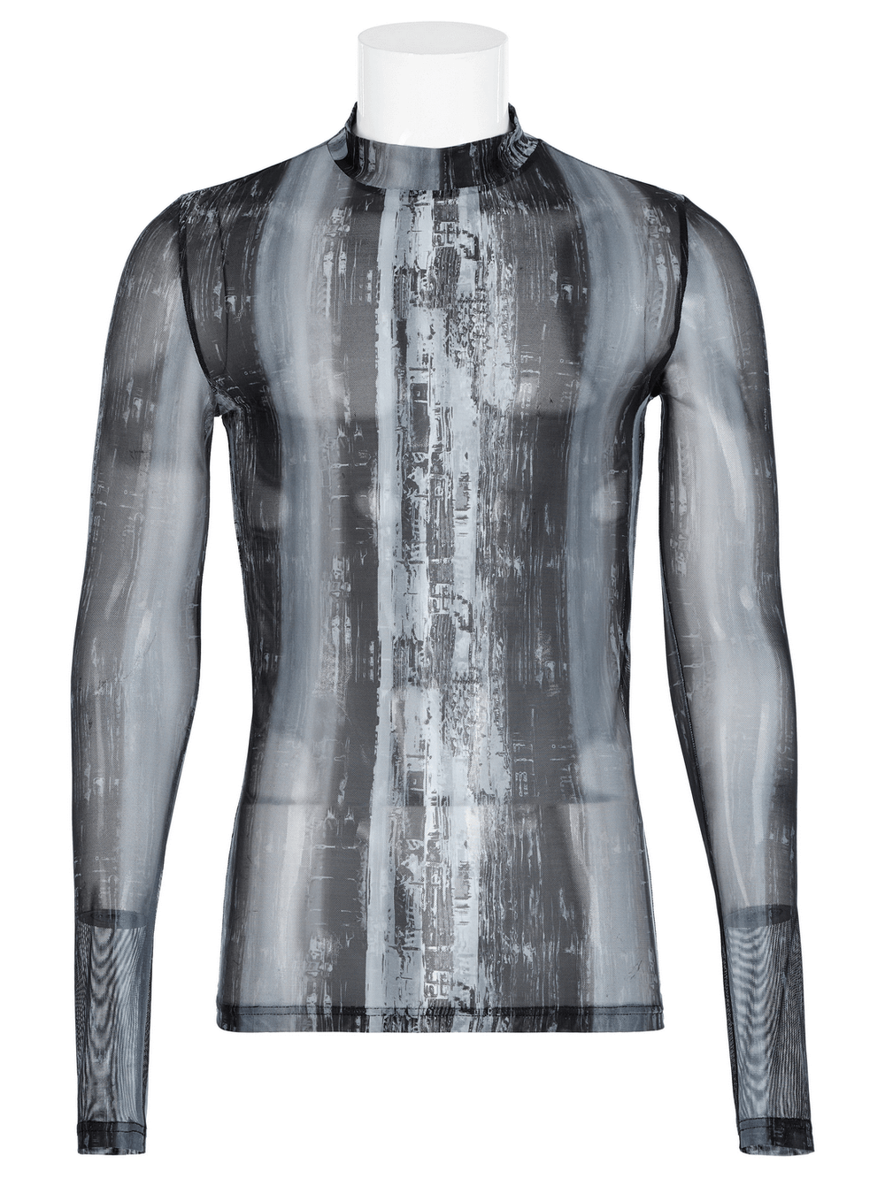 Sci-Tech Abstract Gauze Tight Elastic Top For Men - HARD'N'HEAVY