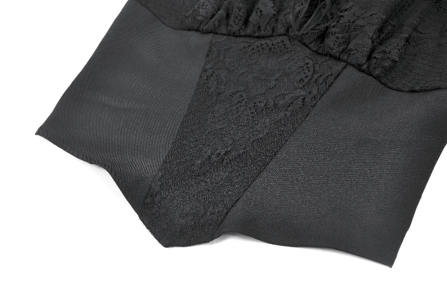 Sexy Black Gothic Lace Halter Top with Rose Detail