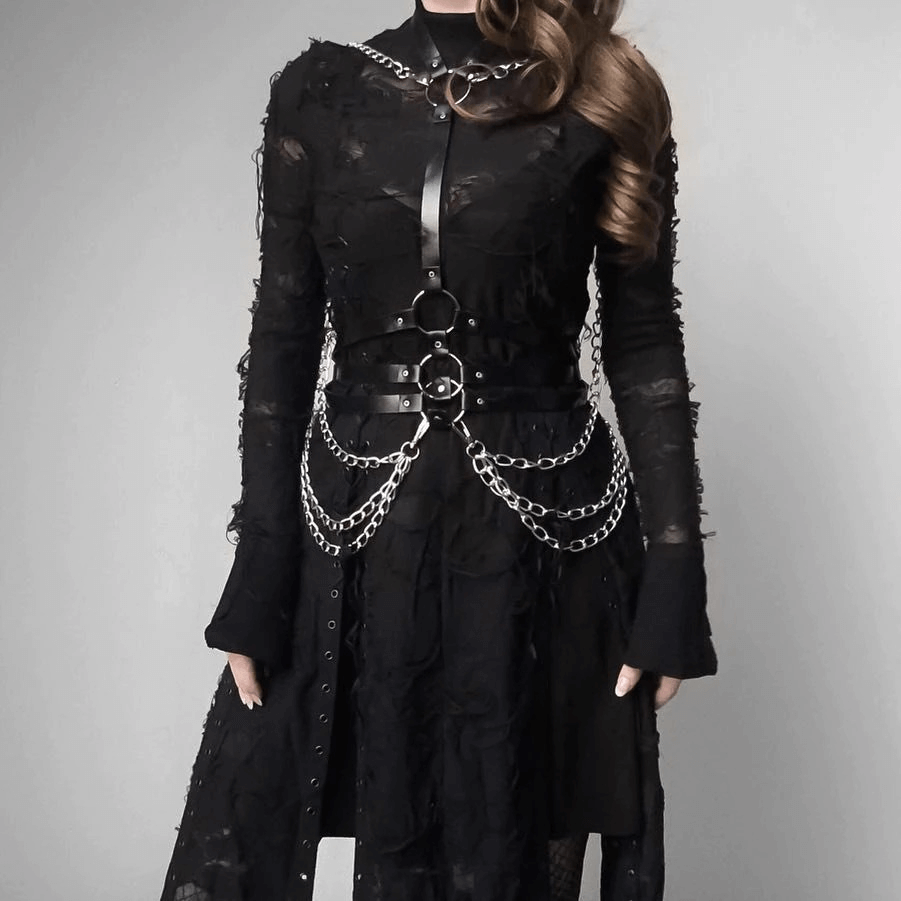 Gothic Sexy Body Harness - PU Leather for Women Gothic Sexy Body Harness - PU Leather for Women