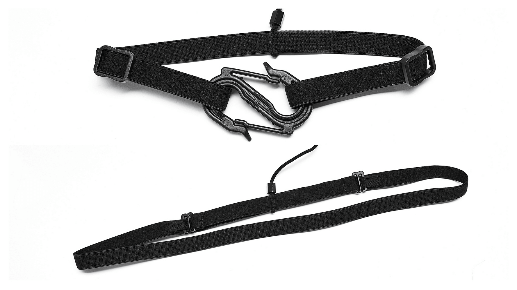 Sexy Gothic Punk S-Shaped Rubber Buckle Choker Harness