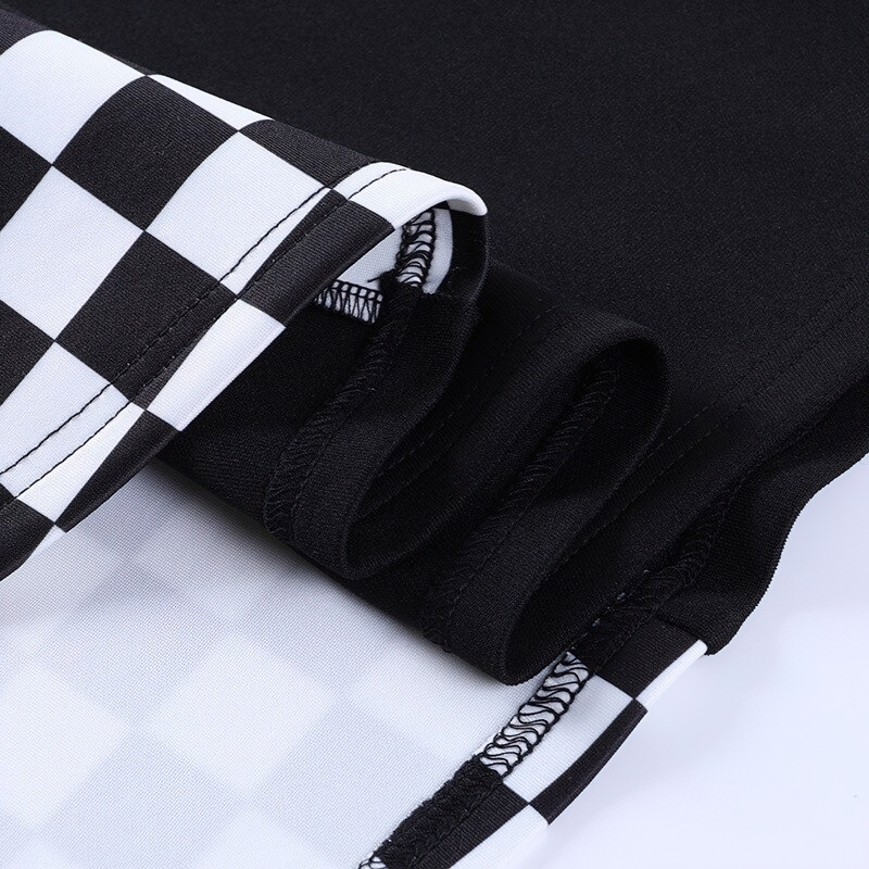 Sexy High Waist Mini Skirt With Plaid Pattern For Women / Aesthetic Summer Streetwear - HARD'N'HEAVY