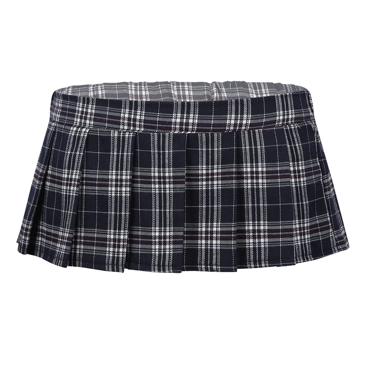 Sexy Ladies Skirt Scottish Style / Cute Elastic Mini Pleated Skirt - HARD'N'HEAVY