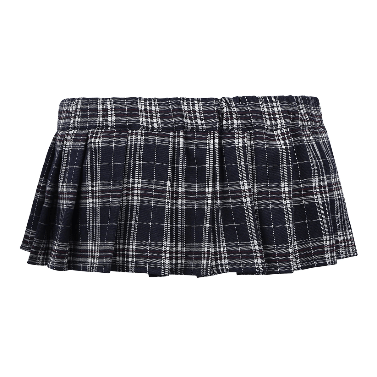 Sexy Ladies Skirt Scottish Style / Cute Elastic Mini Pleated Skirt - HARD'N'HEAVY