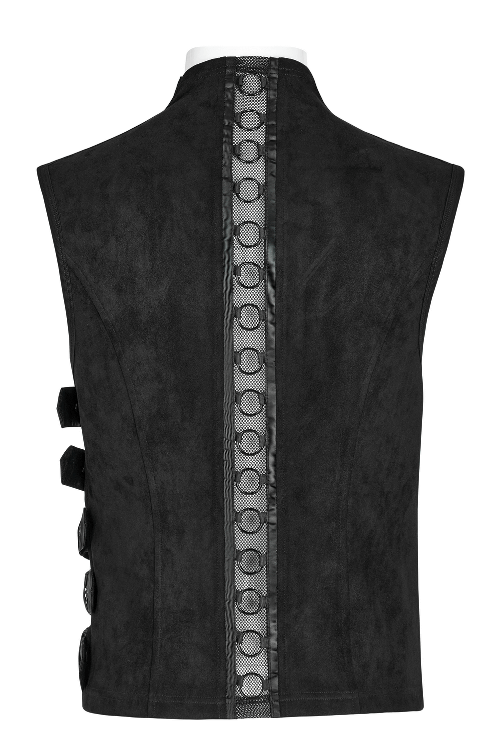 Sexy Stylish Edgy Buckled Suede Punk Vest for Men
