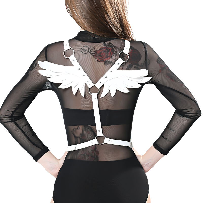 Sexy Women's Harness Gothic Belts / Fashion Angel Wings Body Jewelry - HARD'N'HEAVY