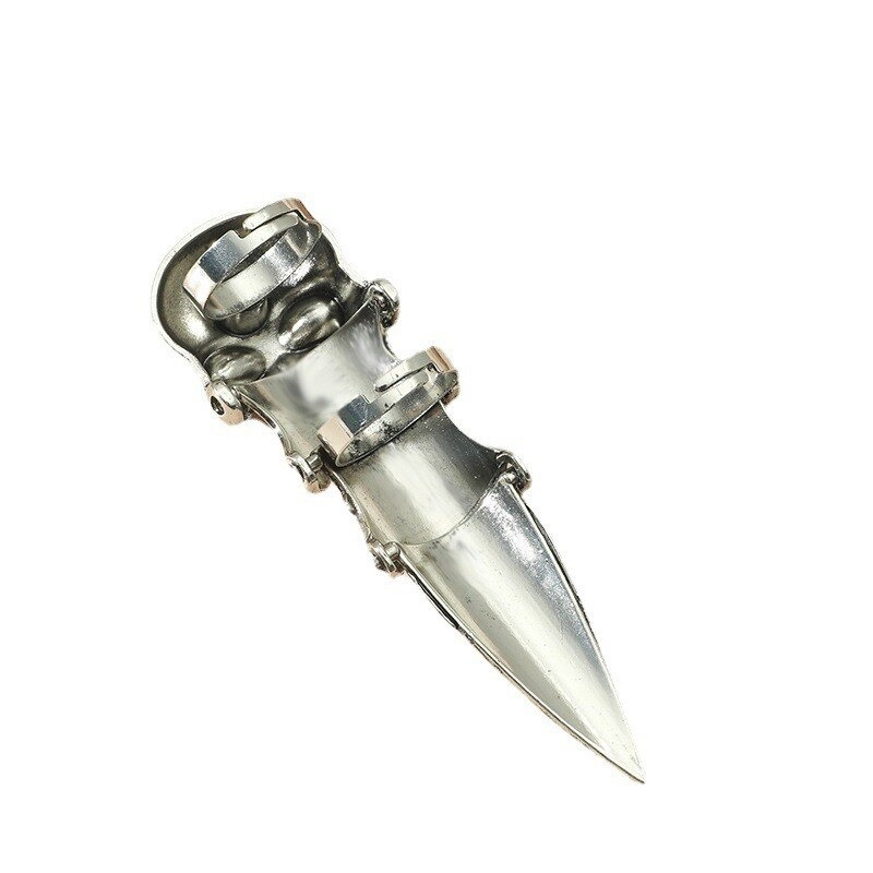 Silver Gothic Ring Claw of Zinc Alloy / Punk Fashion Ring with Skull - HARD'N'HEAVY