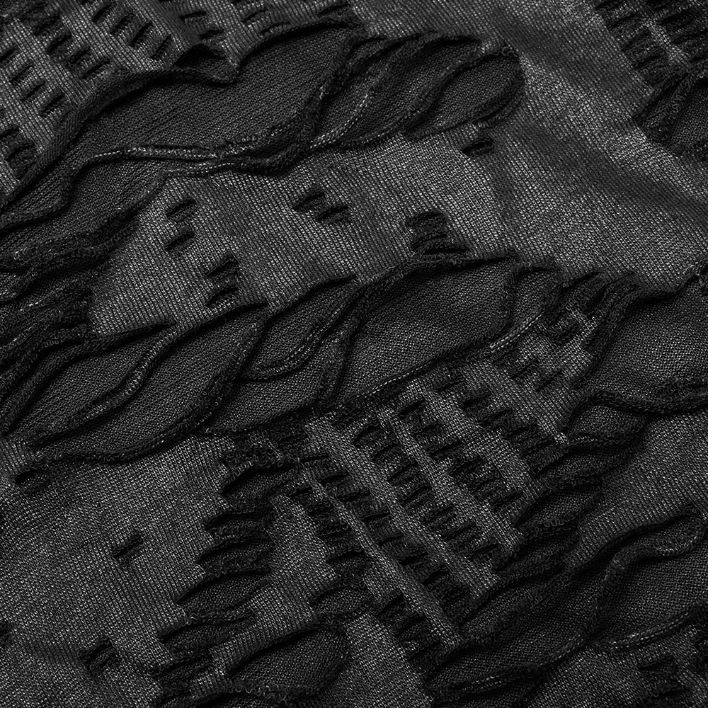 Close-up of gothic lace trim fabric highlighting intricate patterns for a stylish camisole.