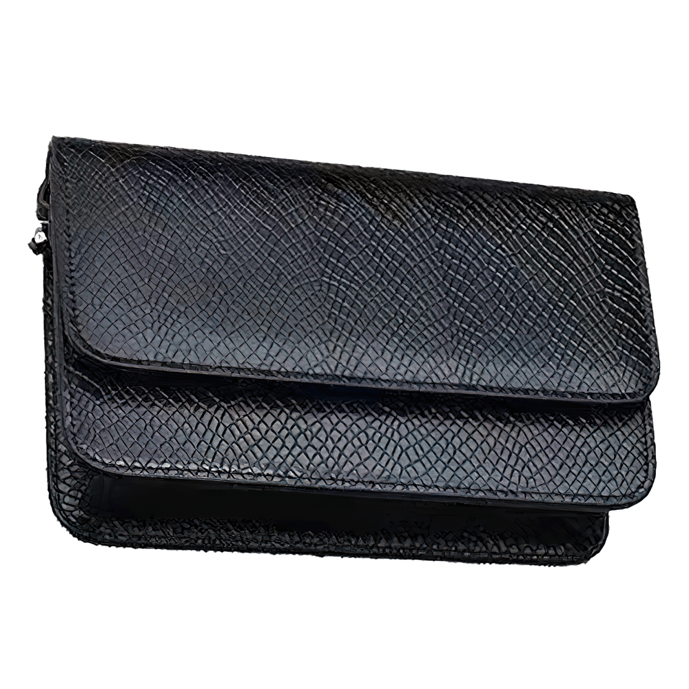 Small Single Shoulder Bag with Snake Pattern / Stylish Women's Clutch - HARD'N'HEAVY