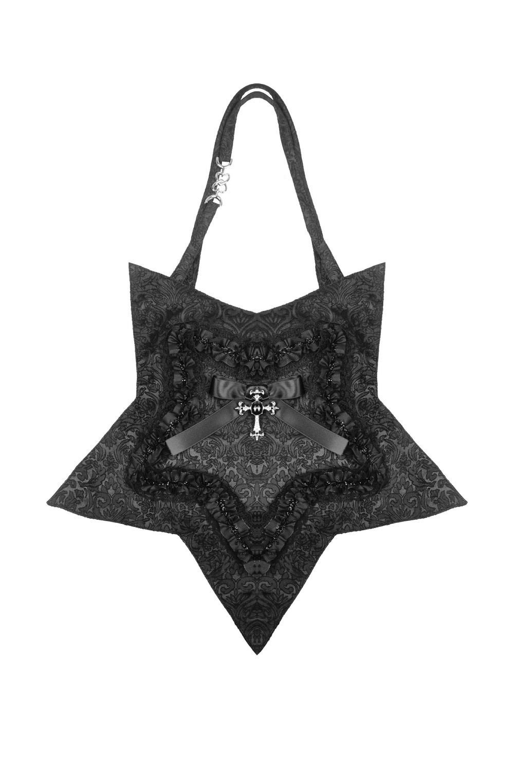 Star-Shaped Black Gothic Bag for Women - Lolita Accessory