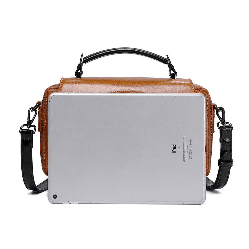 Steampunk Handbag with Metallic Rivets And Turbine-Like Pattern - HARD'N'HEAVY